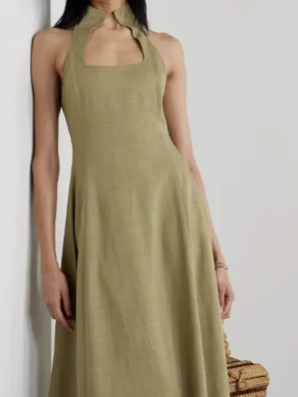 Cult Gaia Hamlen Dress In Green